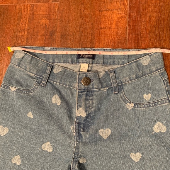 Heart Pattern Denim Jeans 💙🦋 - Picture 2 of 4